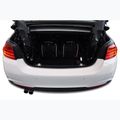 KJUST BMW 4 Cabrio set borse bagagliaio 2013-2020 3 pezzi nero 15