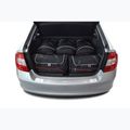KJUST Skoda Rapid Liftback set di borse per il bagaglio 2012-2019 5 pezzi nero. 12