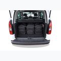 Set di borse portabagagli KJUST Citroen Berlingo 2008-2018 6 pezzi nero 17