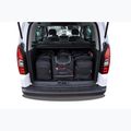 Set di borse per bagagliaio KJUST Citroen Berlingo 2008-2018 4 pezzi nero 18