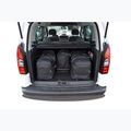 Set di borse per bagagliaio KJUST Citroen Berlingo 2008-2018 4 pezzi nero 19