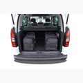 Set di borse per bagagliaio KJUST Citroen Berlingo 2008-2018 4 pezzi nero 20