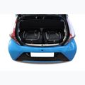 KJUST Toyota Aygo 2014-2021 set di borse per bagagliaio 2 pezzi nero. 10