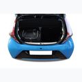 KJUST Toyota Aygo 2014-2021 set di borse per bagagliaio 2 pezzi nero. 11