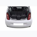 Set di borse per bagagliaio KJUST Volkswagen Up! 2011-2023 3 pezzi nero 10