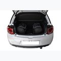 KJUST set di borse per bagagliaio Citroen Ds3 Hatchback 2009-2016 3 pezzi nero 14