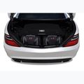 KJUST Mercedes-Benz Slk 2011-2015 set di borse per il bagagliaio 2 pezzi nero 13