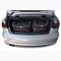 KJUST Audi A3 Cabrio 2014-2016 set di borse per il bagaglio 4 pezzi nero 14