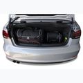 KJUST Audi A3 Cabrio 2014-2016 set di borse per il bagaglio 4 pezzi nero 15