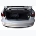 KJUST Audi A3 Cabrio 2014-2016 set di borse per il bagaglio 4 pezzi nero 17