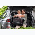 KJUST Audi A3 Cabrio 2014-2016 set di borse per il bagaglio 4 pezzi nero 19