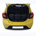 KJUST Ford Ka Plus 2017-2020 set di borse portabagagli 3 pezzi nero 9