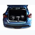 KJUST Nissan Micra 2017+ set di borse per il bagaglio 3 pezzi nero. 12