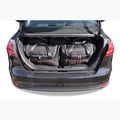 KJUST Ford Focus Limousine 2011-2018 set di borse per bagagliaio 5 pezzi nero 15
