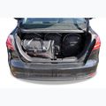 KJUST Ford Focus Limousine 2011-2018 set di borse per bagagliaio 5 pezzi nero 16