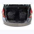 KJUST Nissan Note 2013-2016 Set di borse per il vano bagagli 3 pezzi nero. 12