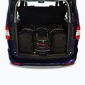 KJUST Ford Tourneo Courier 2014+ set di borse portabagagli 4 pezzi nero 15