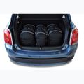 Set di borse da bagagliaio KJUST Fiat 500X 2014+ 3 pezzi nero 14