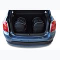 Set di borse da bagagliaio KJUST Fiat 500X 2014+ 3 pezzi nero 15