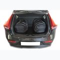 KJUST Volvo V40 Hatchback 2012-2019 set di borse per il bagaglio 3 pezzi nero. 12