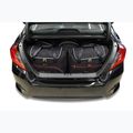 KJUST Honda Civic Limousine 2017-2021 set di borse per bagagliaio 5 pezzi nero 12
