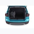 KJUST Volkswagen T-Cross 2018+ set di borse per il bagaglio 3 pezzi nero. 16