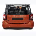 KJUST Smart Fortwo Coupe Ev 2020+ Set di 3 borse portabagagli nero. 17