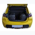 Set di borse KJUST per Peugeot 208 Hatchback 2019+ 3 pezzi nero. 11