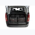 Set di borse portabagagli KJUST Citroen Berlingo M 2018+ 5 pezzi nero 12
