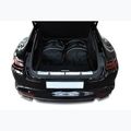 KJUST Porsche Panamera E-Hybrid 2016+ set di borse portabagagli 4 pezzi nero. 13