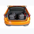 KJUST Skoda Fabia Hatchback Set di borse da bagagliaio 2021+ 3 pezzi nero. 13