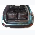 Set di borse portabagagli KJUST Peugeot 308 SW PHEV 2021+ 5 pezzi nero. 13