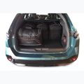 Set di borse portabagagli KJUST Peugeot 308 SW PHEV 2021+ 5 pezzi nero. 14