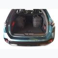 Set di borse portabagagli KJUST Peugeot 308 SW PHEV 2021+ 5 pezzi nero. 16
