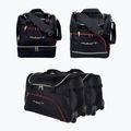 Set di borse portabagagli KJUST Opel Astra Hatchback PHEV 2021+ 4 pezzi nero.