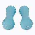 Set di manubri Spokey Bone 2 pezzi blu 926520 3