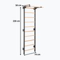 Sbarra ginnica RINAGYM Steel Pure graphit 12