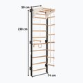 Sbarra ginnica RINAGYM Steel Kom 2 graphit/white 14
