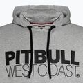 Felpa da uomo Pitbull West Coast con cappuccio in French Terry TNT grigio/melange 3