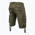 Pantaloncini Pitbull Cargo Carver oliva da uomo 2