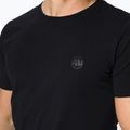 Maglietta Pitbull West Coast uomo Slim Fit Lycra Small Logo nero 4