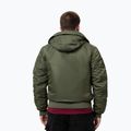Giacca uomo Pitbull Sherpa Hooded Bomber olive 3