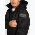 Giacca da uomo Pitbull Sherpa Hooded Bomber black 6