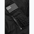 Giacca da uomo Pitbull Sherpa Hooded Bomber black 11