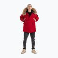 Giacca invernale da uomo Pitbull West Coast Fur Parka Rosso ontano 2