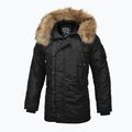 Pitbull West Coast giacca invernale da uomo Alder Fur Parka nero 11