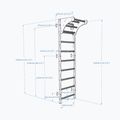 Scala da ginnastica BenchK nera BK-711B 11