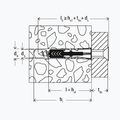 Fischer 10×80 tasselli con viti - 12 pezzi per scale BenchK argento BK-KM12 5