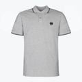 Polo Pitbull West Coast Uomo Slim Stripes grigio/melange
