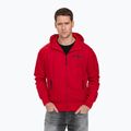 Uomo Pitbull West Coast Athletic Giacca di nylon con cappuccio rosso